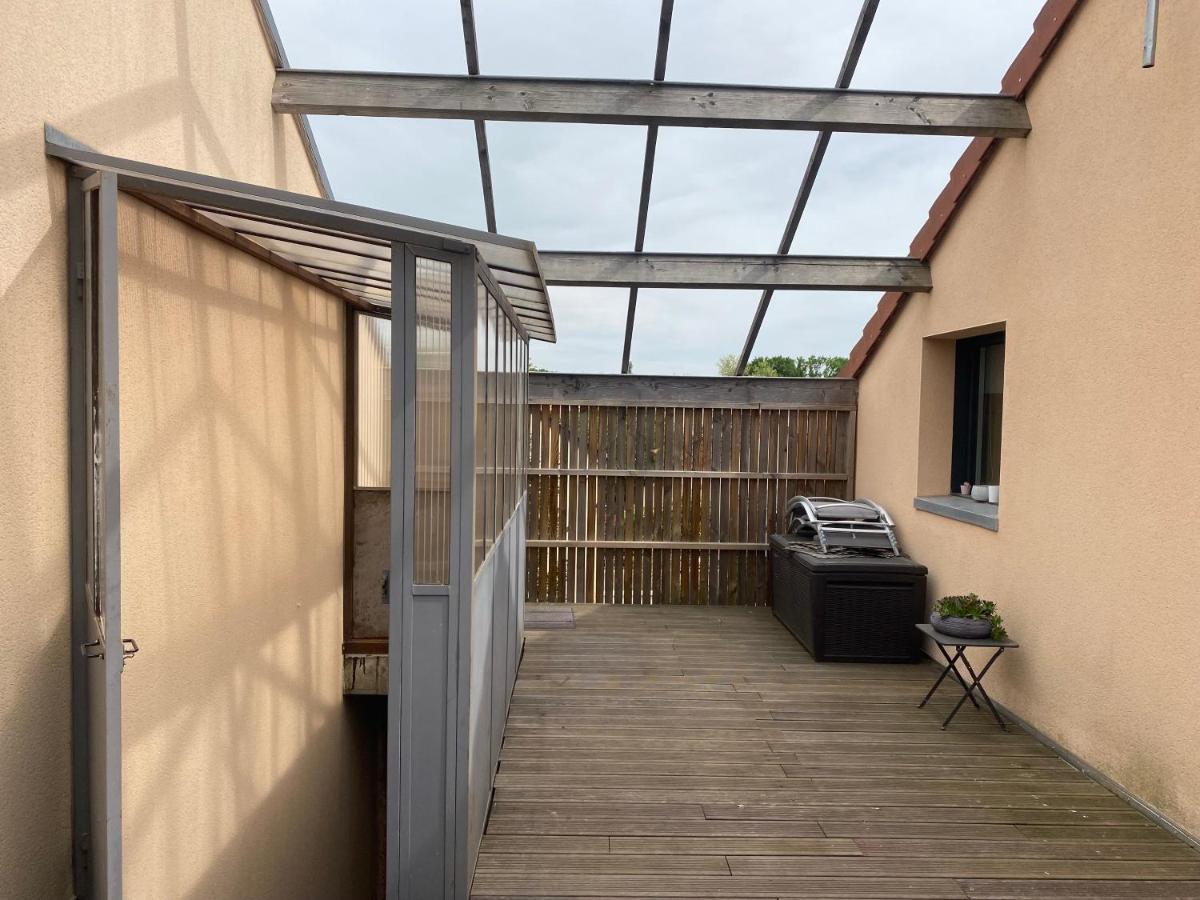 Loft avec terrasse sans vis a vis à 3km du circuit avec garage au calme Le Mans Exterior foto