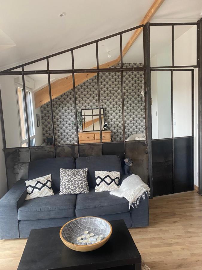 Loft avec terrasse sans vis a vis à 3km du circuit avec garage au calme Le Mans Exterior foto